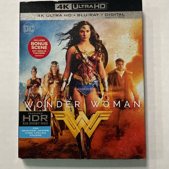 Wonder Woman 4K UHD Blu-ray Gal Gadot NEW 2017 - Picture 1 of 6